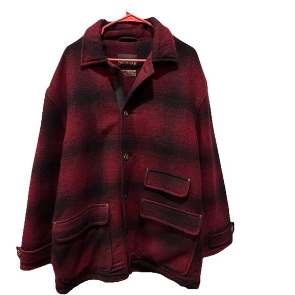 Hunting Jacket Red Black Lumberjack Jacket Vintage Noatak Outdoor